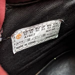 Timberland Women's Black Leather Shoes